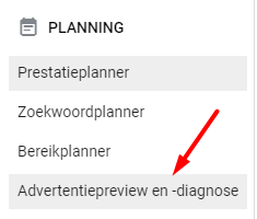 advertentiepreview google ads