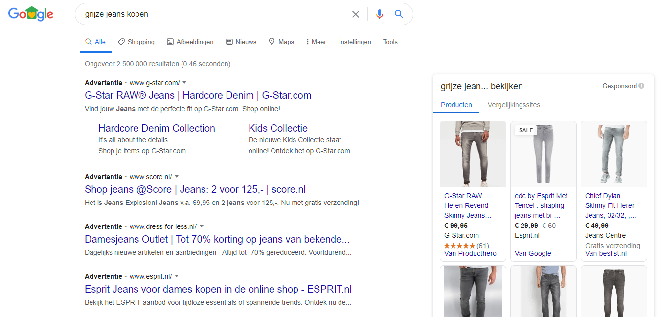 grijze jeans kopen