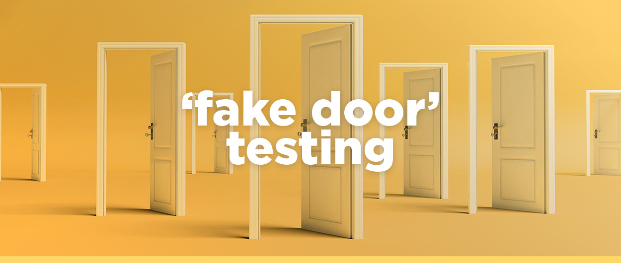 Fake door testing: Pretotyping | Fingerspitz