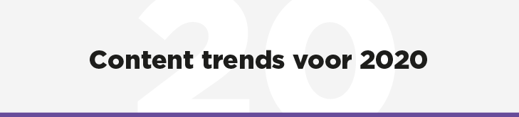 Dé Content marketing trends van 2020