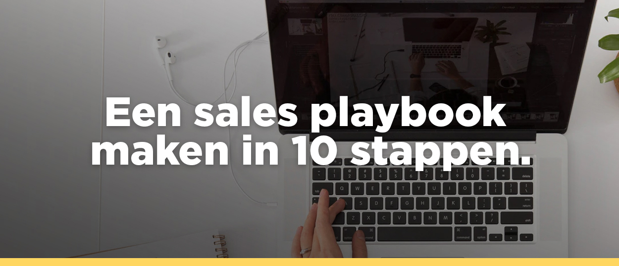 In 10 stappen een sales playbook